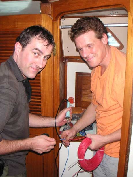 Stefan en Mike, de electriciteitsmannen